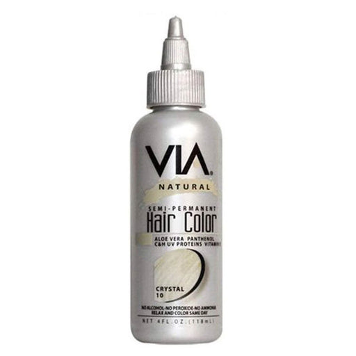 Via Natural Hair Color 10 Crystal 4 Oz.
