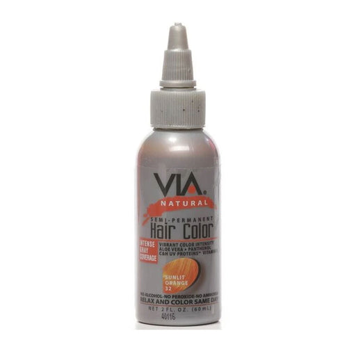 Via Natural Hair Color 32 Sunlit Orange 2 Oz.