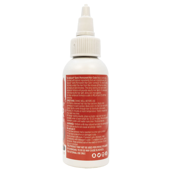 Via Natural Hair Color 62 Bright Red 2 Oz.