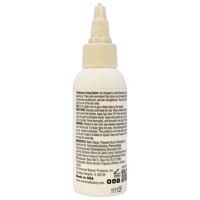 Via Natural Living Colors 72 Garnet Red 2 Oz.