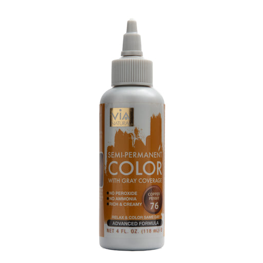 Via Natural Hair Color 76 Copper Penny 4 Oz.