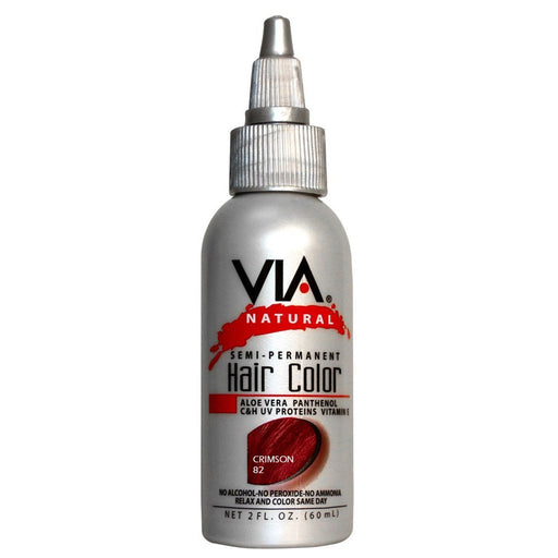 Via Natural Hair Color 82 Crimson 2 Oz.