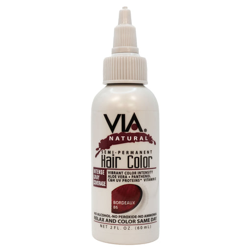 Via Natural Hair Color 86 Bordeaux 2 Oz.