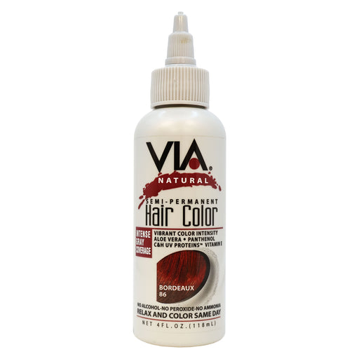 Via Natural Hair Color 86 Bordeaux 4 Oz.