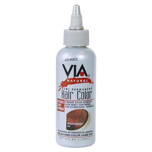 Via Natural Hair Color 94 Mahogany 4 Oz.