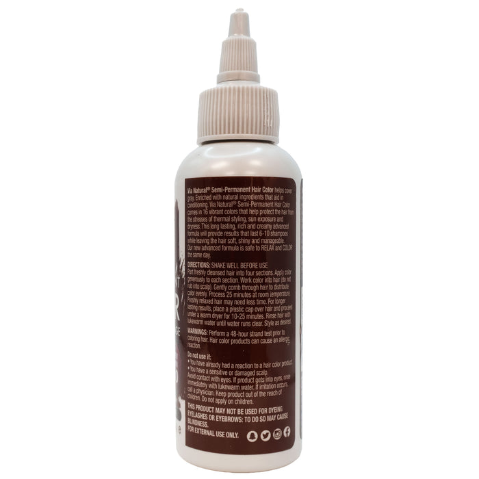 Via Natural Hair Color 110 Copper Brown 4 Oz.