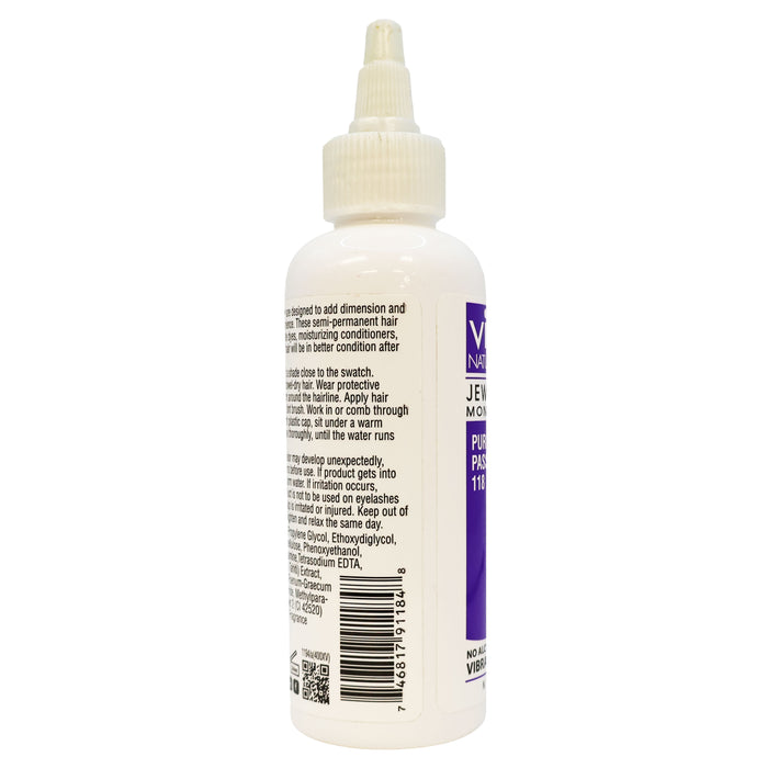 Via Natural Living Hair Colors 118 Passion Purple 4 Oz.