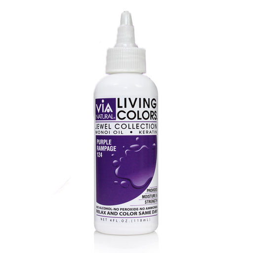 Via Natural Living Colors 124 Purple Rampage 4 Oz.