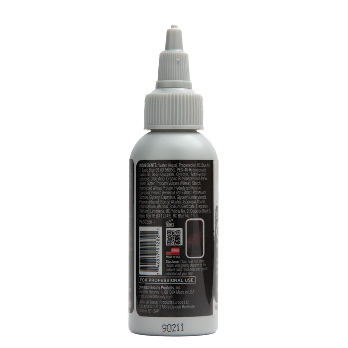 Via Natural Hair Color 128 Black Satin 2 Oz.