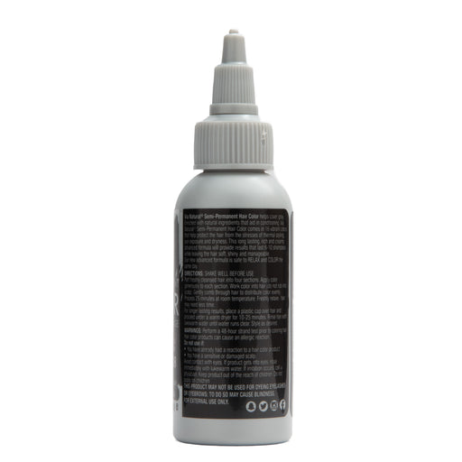 Via Natural Hair Color 128 Black Satin 2 Oz.
