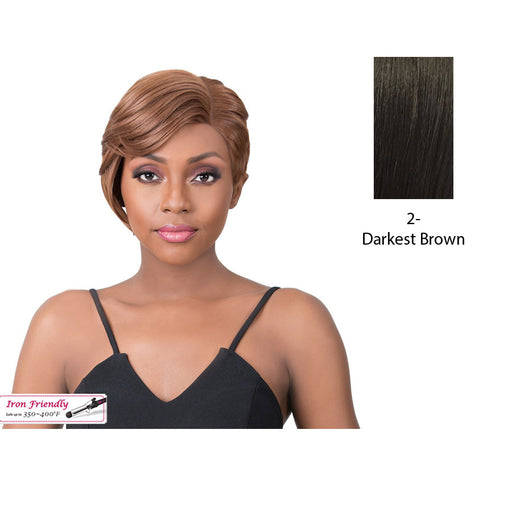 Synthetic 2020 Deep Lace Part Wig - Vista,Darkest Brown