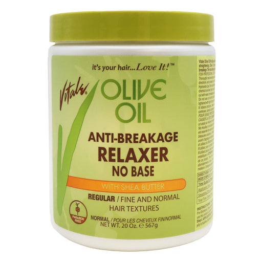Vitale Olive Oil Anti Breakage No Base Regular Relaxer, 20 Oz.
