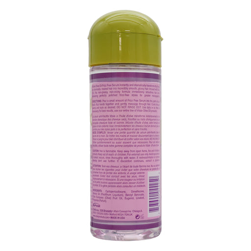 Vitale Olive Oil Frizz Free Serum, 6 Oz.