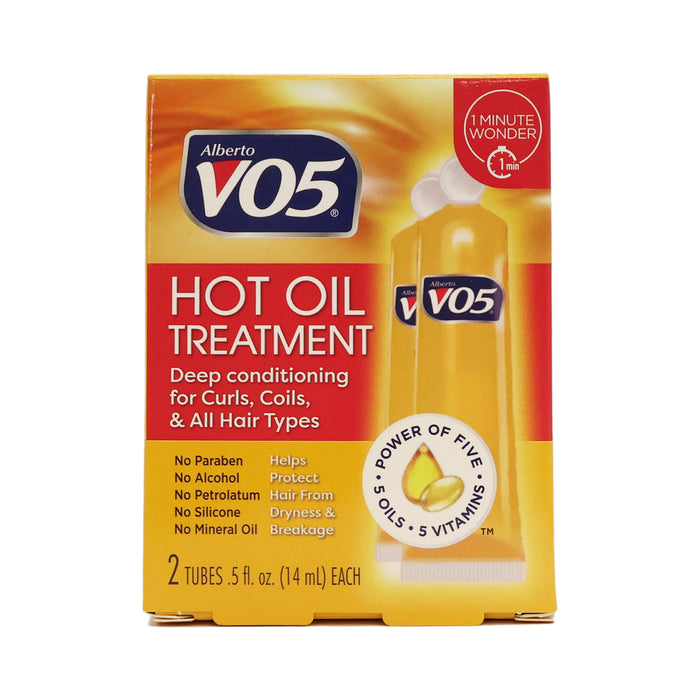 VO5 Hot Oil Therapy Intense Moisturizing Treatment, 2 Tube, 0.5 Oz.