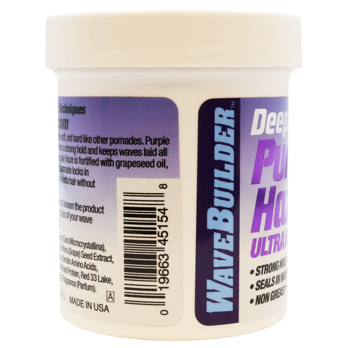 Wavebuilder Deep Wave Purple Haze Ultra Hold Pomade 3 Oz.