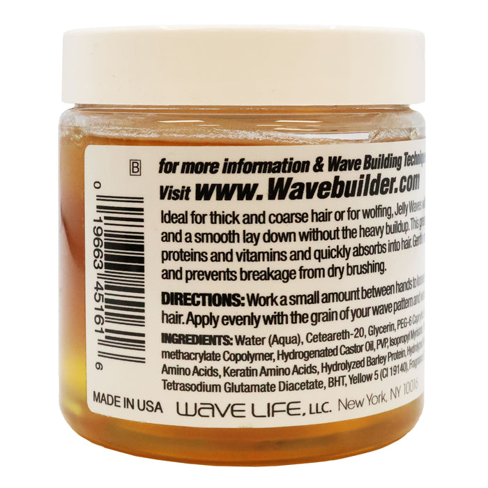 WaveBuilder Jelly Waves Royal Jelly Strong Hold Pomade 4 Oz.