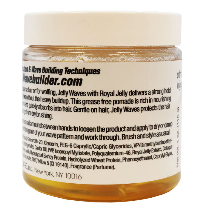 WaveBuilder Jelly Waves Royal Jelly Strong Hold Pomade 4 Oz.