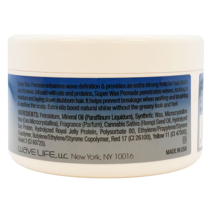 Wavebuilder Advance Fomula Super Wax Pomade 3.5 Oz.
