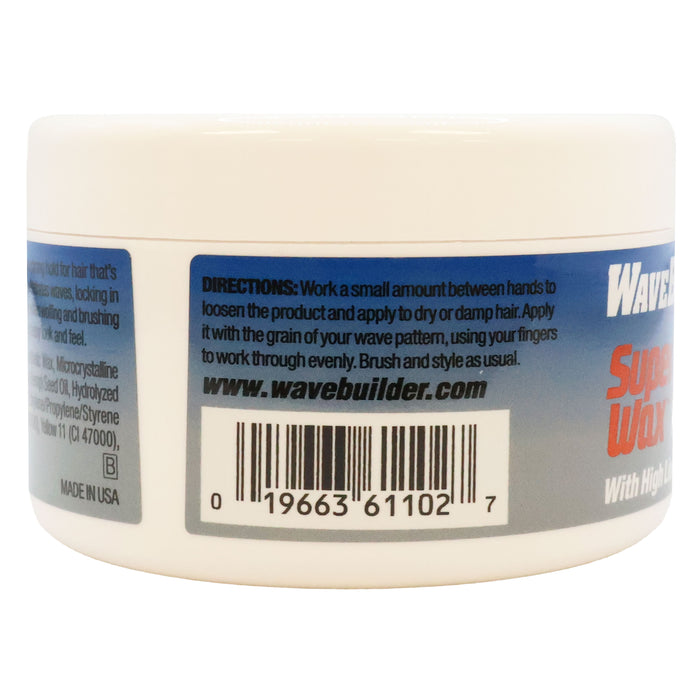 Wavebuilder Advance Fomula Super Wax Pomade 3.5 Oz.
