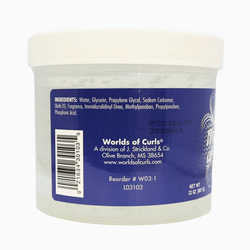 Worlds Of Curls Curl Activator Gel for Normal Hair 32 Oz.