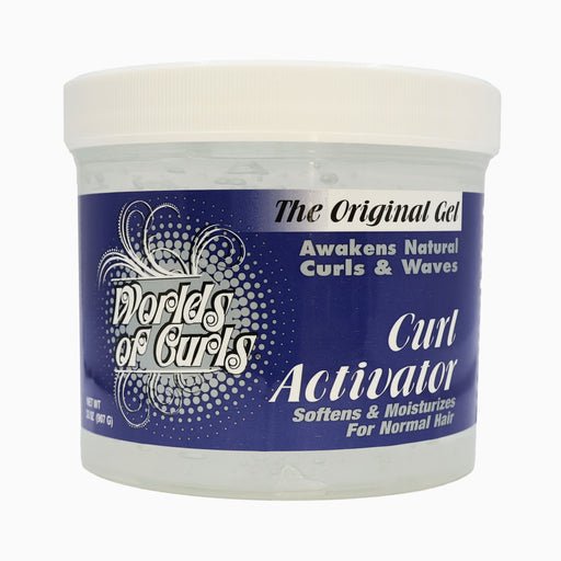 Worlds Of Curls Curl Activator Gel for Normal Hair 32 Oz.