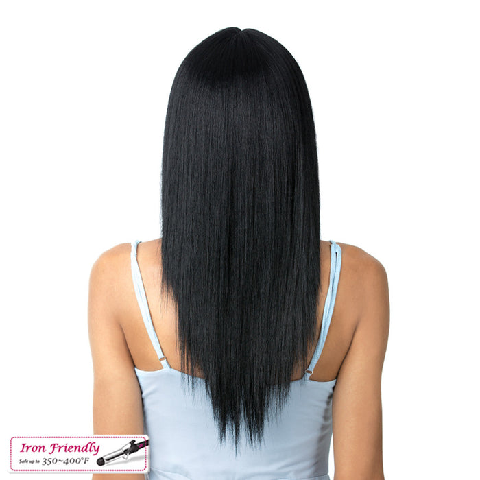 Yaki Bang Weave 20" Heat Friendly Synthetic Wig,Black