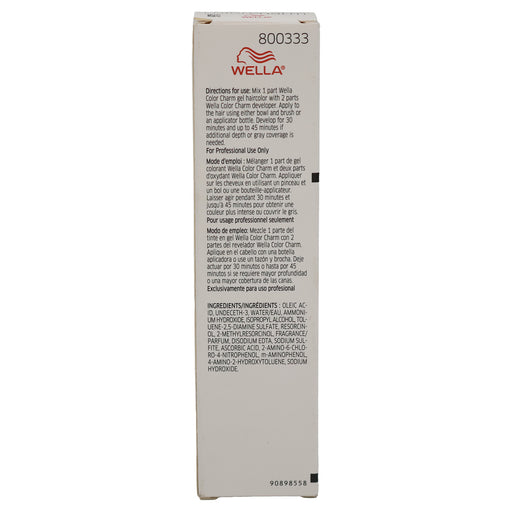 Wella Color Charm Permanent Gel Haircolor 6W Praline 2 Oz.