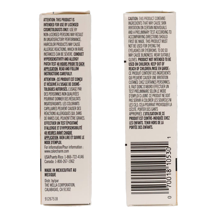 Wella Color Charm Permanent Liquid Haircolor 6N/611 Dark Blonde, 1.4 Oz.
