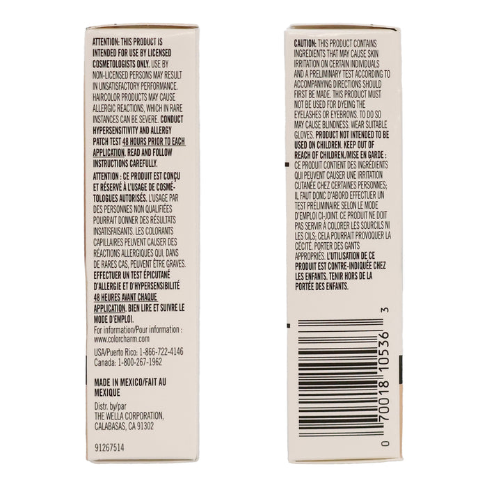 Wella Color Charm Permanent Liquid Haircolor 9N/911 Very Light Blonde, 1.4 Oz.