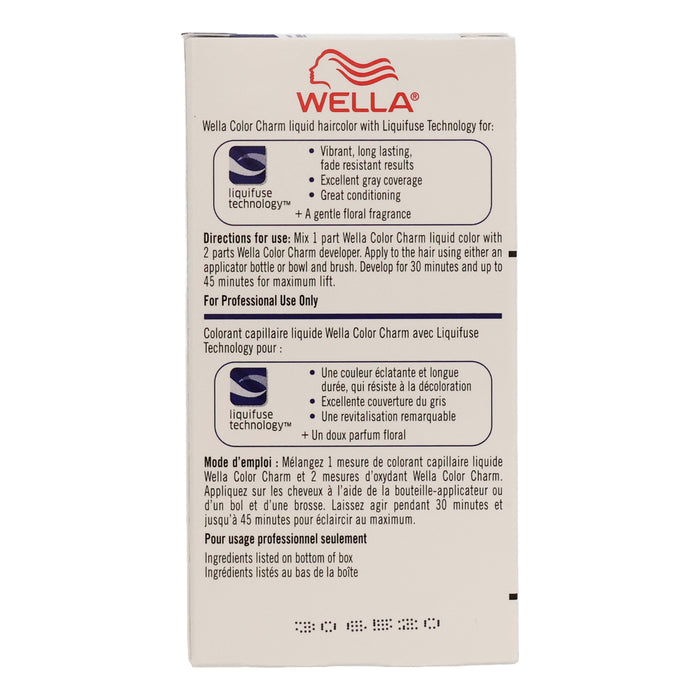 Wella Color Charm Permanent Liquid Haircolor 12AA/1120 Nordic Blonde, 1.4 Oz.