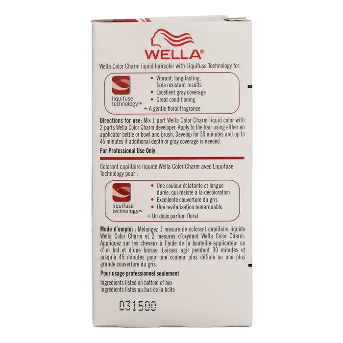 Wella Color Charm Permanent Liquid Haircolor 4RG/347 Dark Auburn, 1.4 Oz.