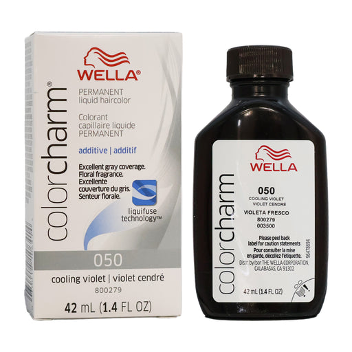 Wella Color Charm Permanent Liquid Haircolor Additive 050 Cooling Violet, 1.4 Oz.