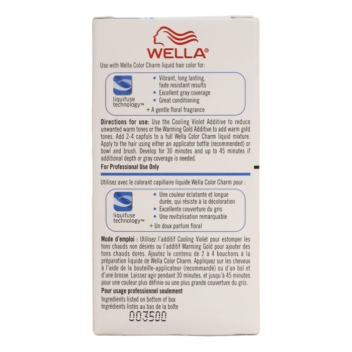 Wella Color Charm Permanent Liquid Haircolor Additive 050 Cooling Violet, 1.4 Oz.