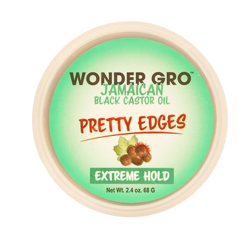 Wonder Gro Jamaican Black Castor Oil Pretty Edges Extreme Hold 2.4 Oz.