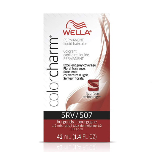 Wella Color Charm Permanent Liquid Haircolor 5RV/507 Burgundy 1.4 Oz.