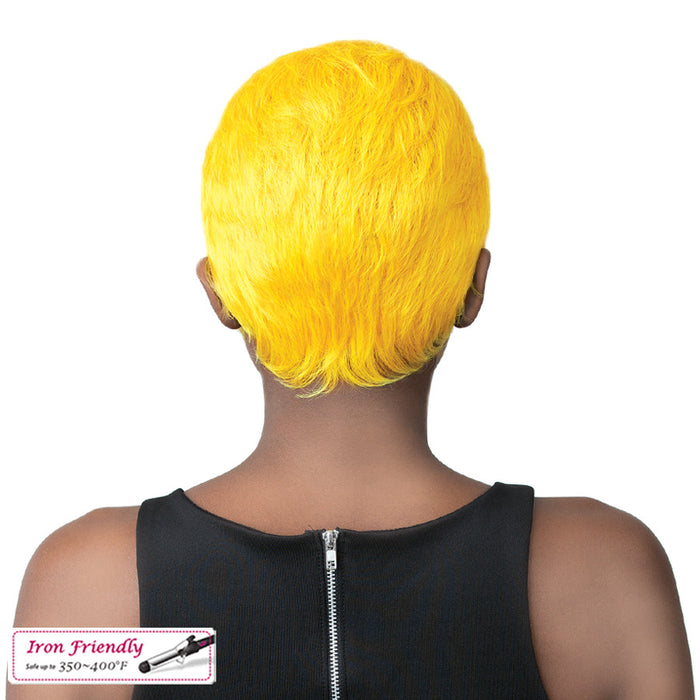 Zia Heat Friendly Synthetic Wig,Yellow