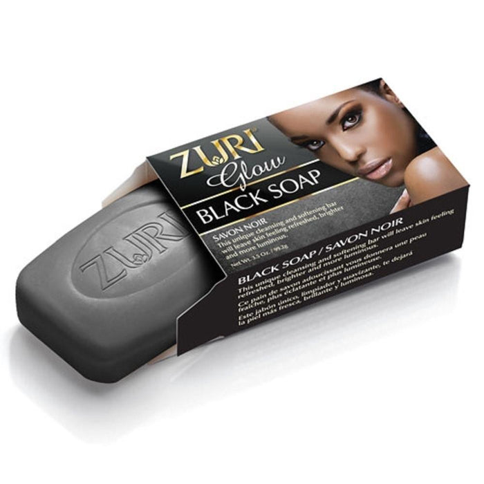 Zuri  Glow Soap Black Soap 3.5 Oz.