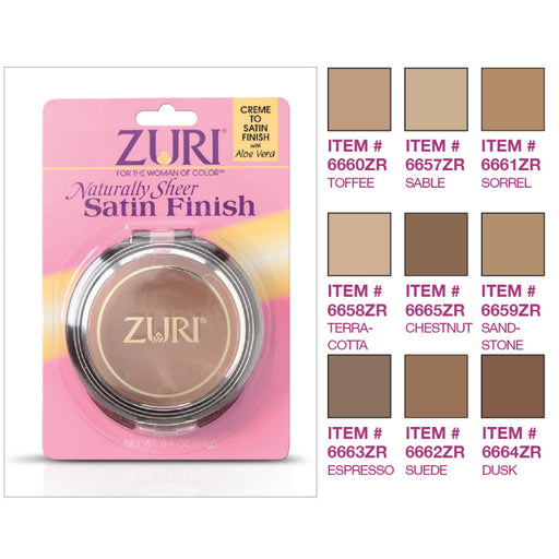 Zuri Satin Finish Powder Sorrel