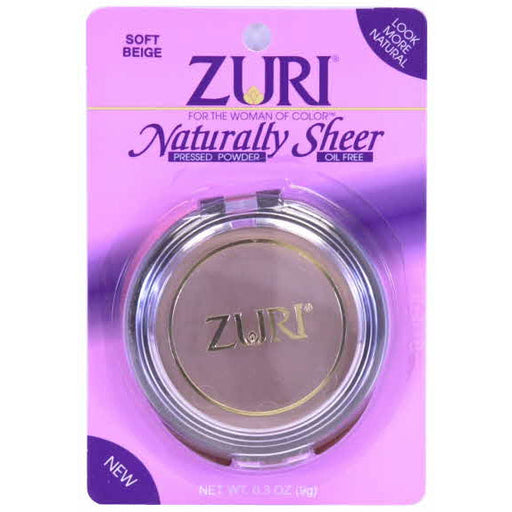 Zuri N S Pressed Powder Oil Free, Soft Beige