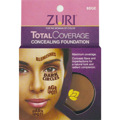 Zuri Total Coverage Concealing Foundation Beige