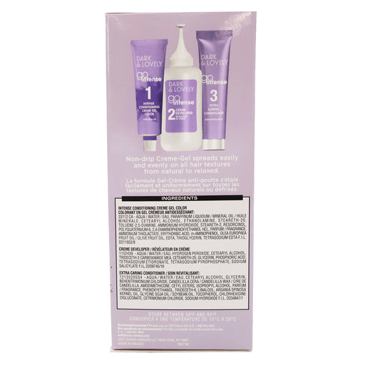 Dark And Lovely Go Intense Ultra Vibrant Hair Color, Super Black, 1